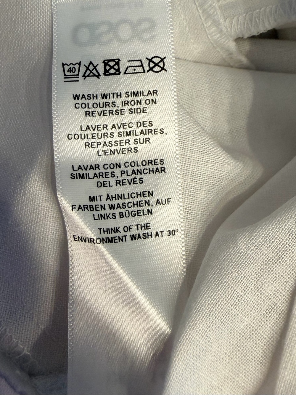 *NWT* ASOS Women’s White Mini Skort, Size 10 - Picture 9 of 9
